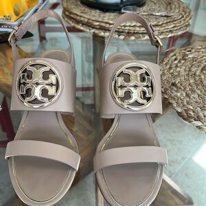 tory burch metal miller 66mm wedge sandal